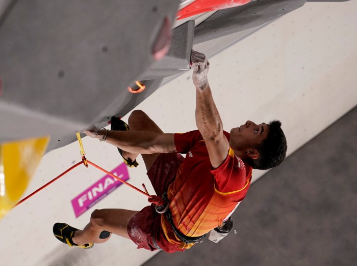 Sport climbing combined olympics game